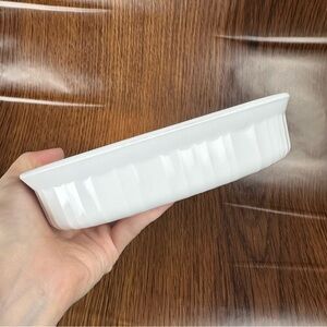 Corning Ware Vintage F-15-B // 475ml Baking Dish Oval French White // Small
